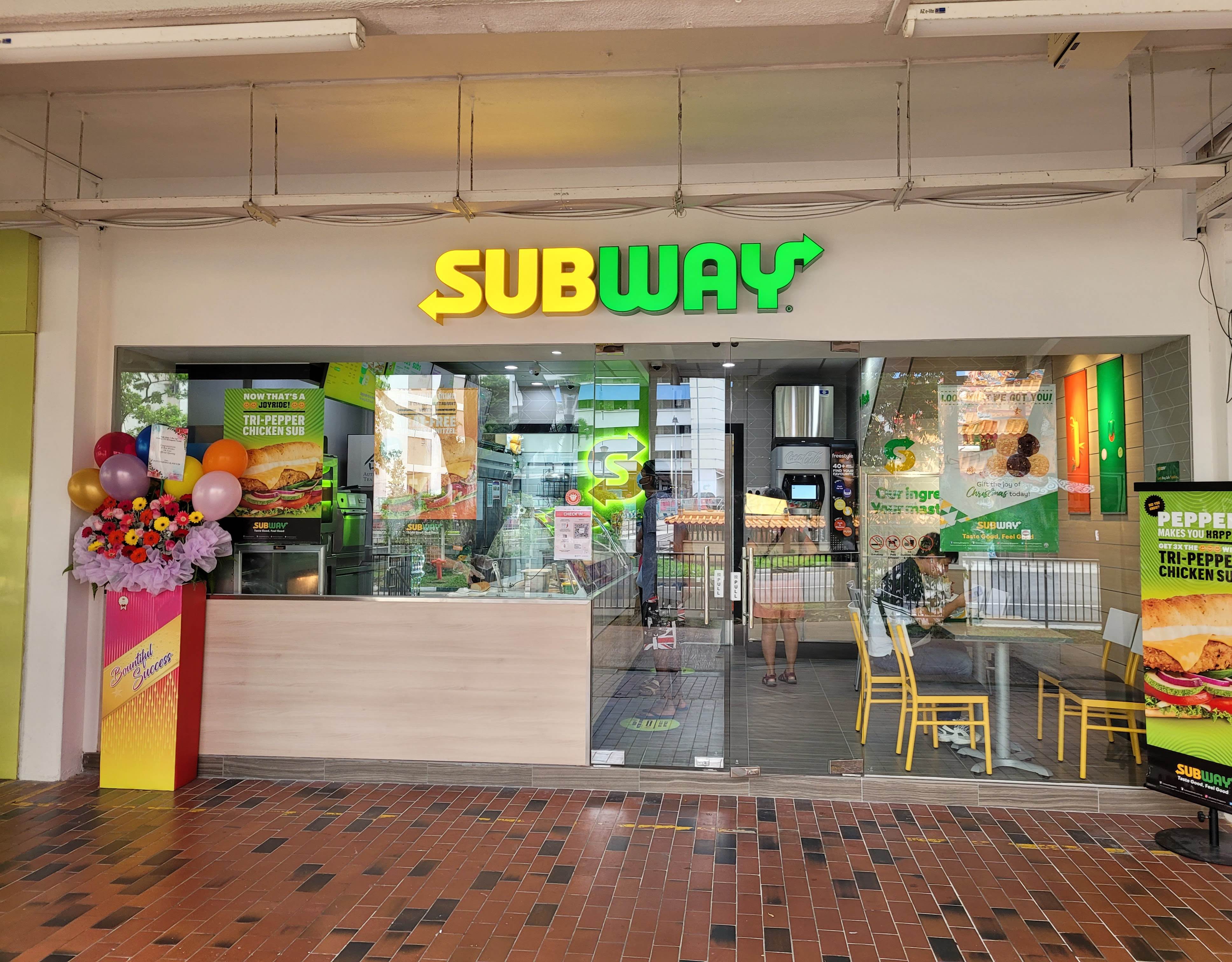 Subway Singapore Delivery - Enjoy 5% Rebate!